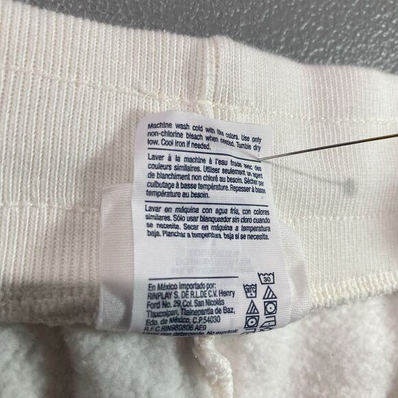 Champion Reverse Weave Shorts Urban Outfitters Fleece Lined Stripe Womens Sz L - Picture 9 of 9